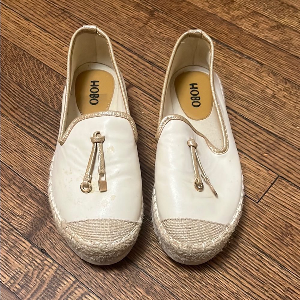 Hobo Women's White Slip-On Shoes